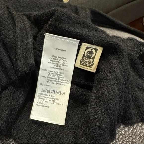 Ribbed Alpaca Semi-Sheer Ribbed Sweater - Picture 5 of 5